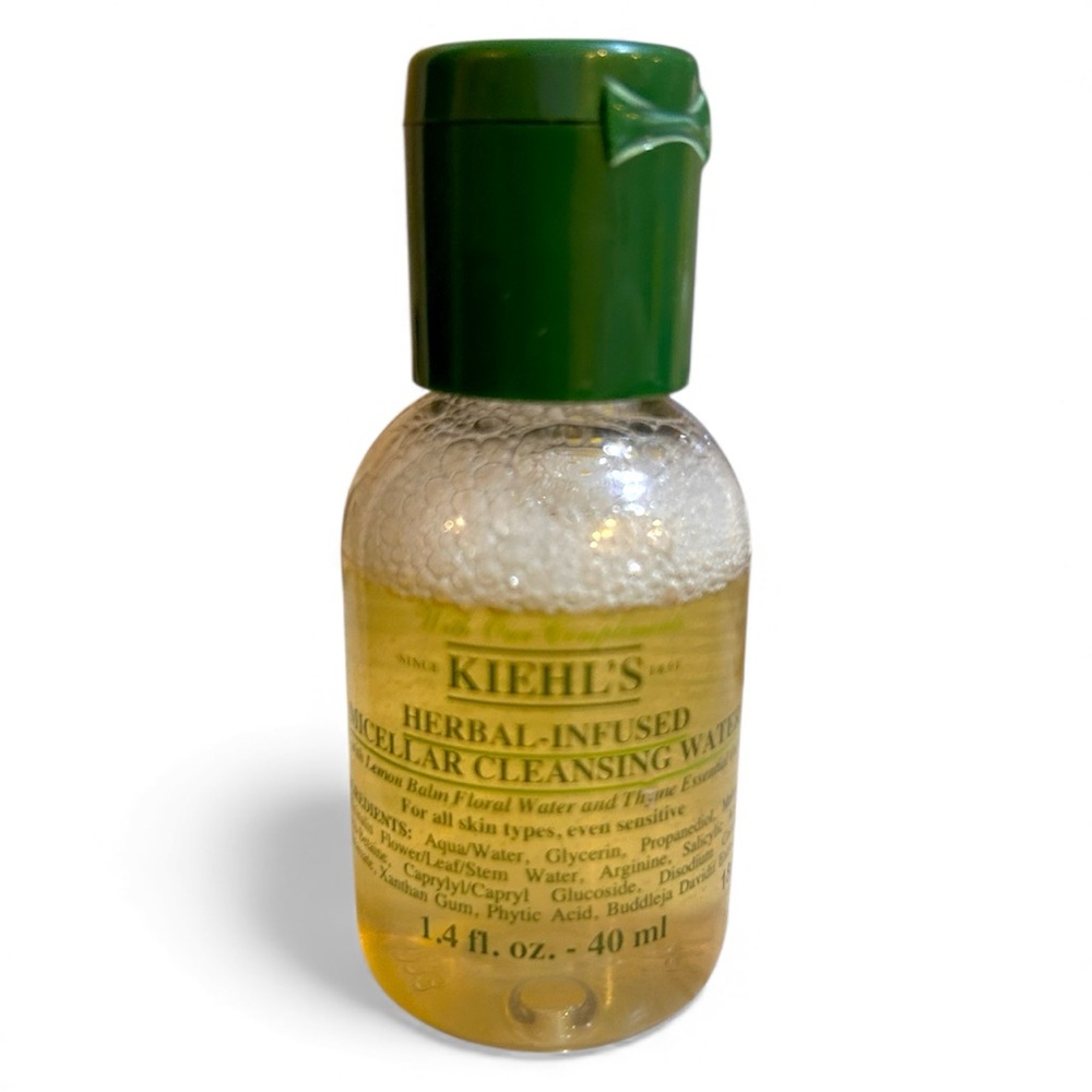 Kiehl's Herbal-Infused Micellar Cleansing Water - Green Cap, Yellow Liquid